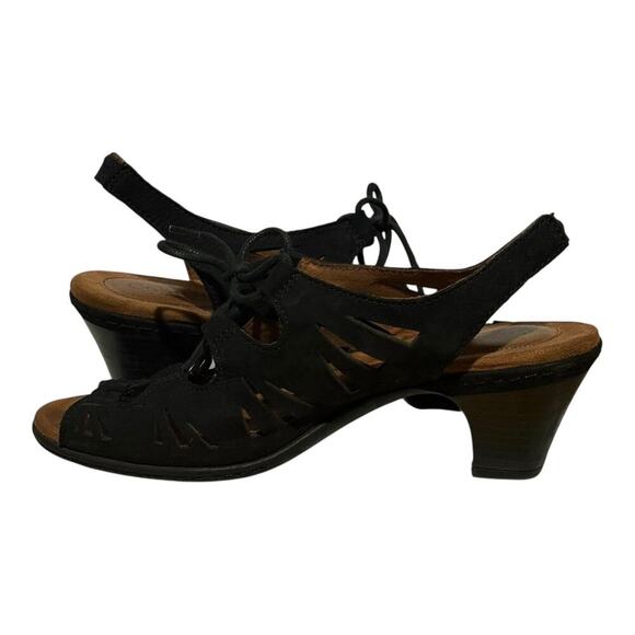 Cobb Hill By New Balance Black Lace Up Sandals Women's Size 10M Comfort - Picture 6 of 8